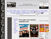 Tablet Screenshot of marxbrothers.org